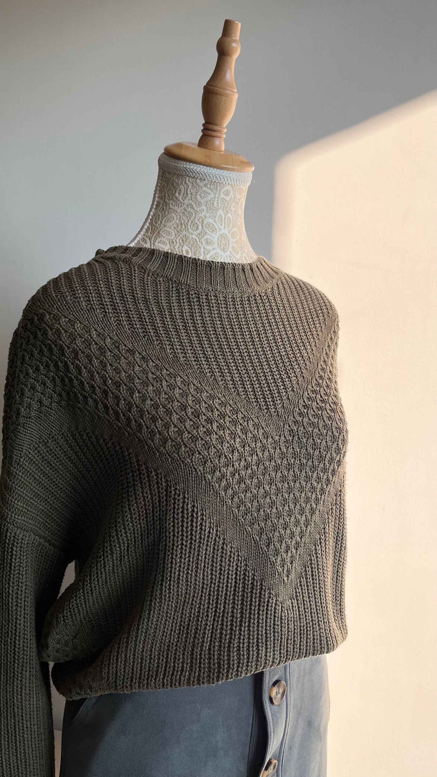 Sweater S oversize 50% algodón