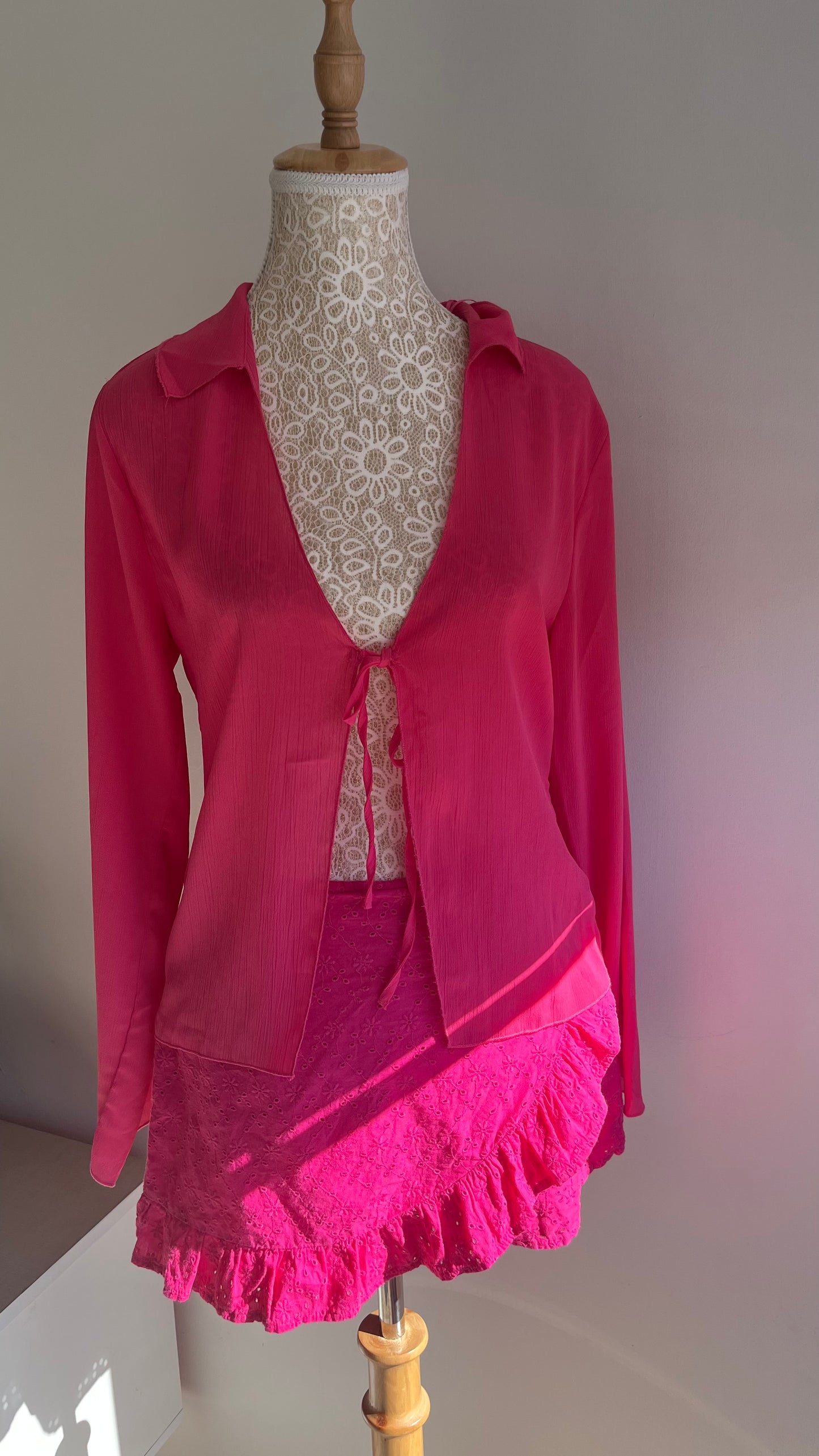 Falda shorts broderi S