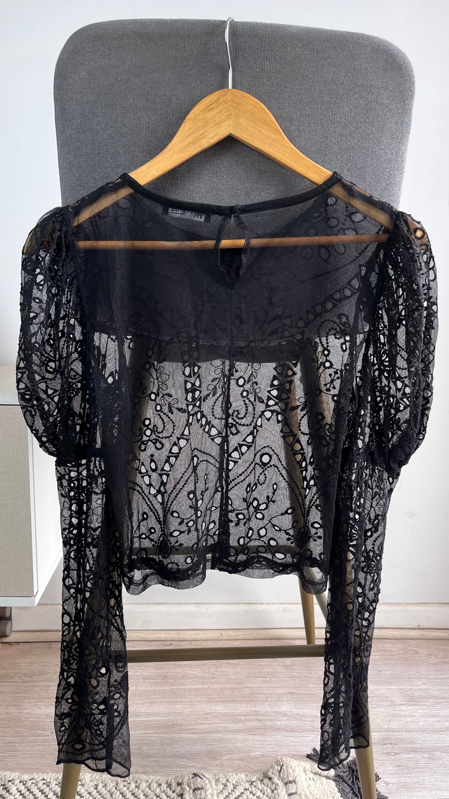 Blusa Transparencia Zara M