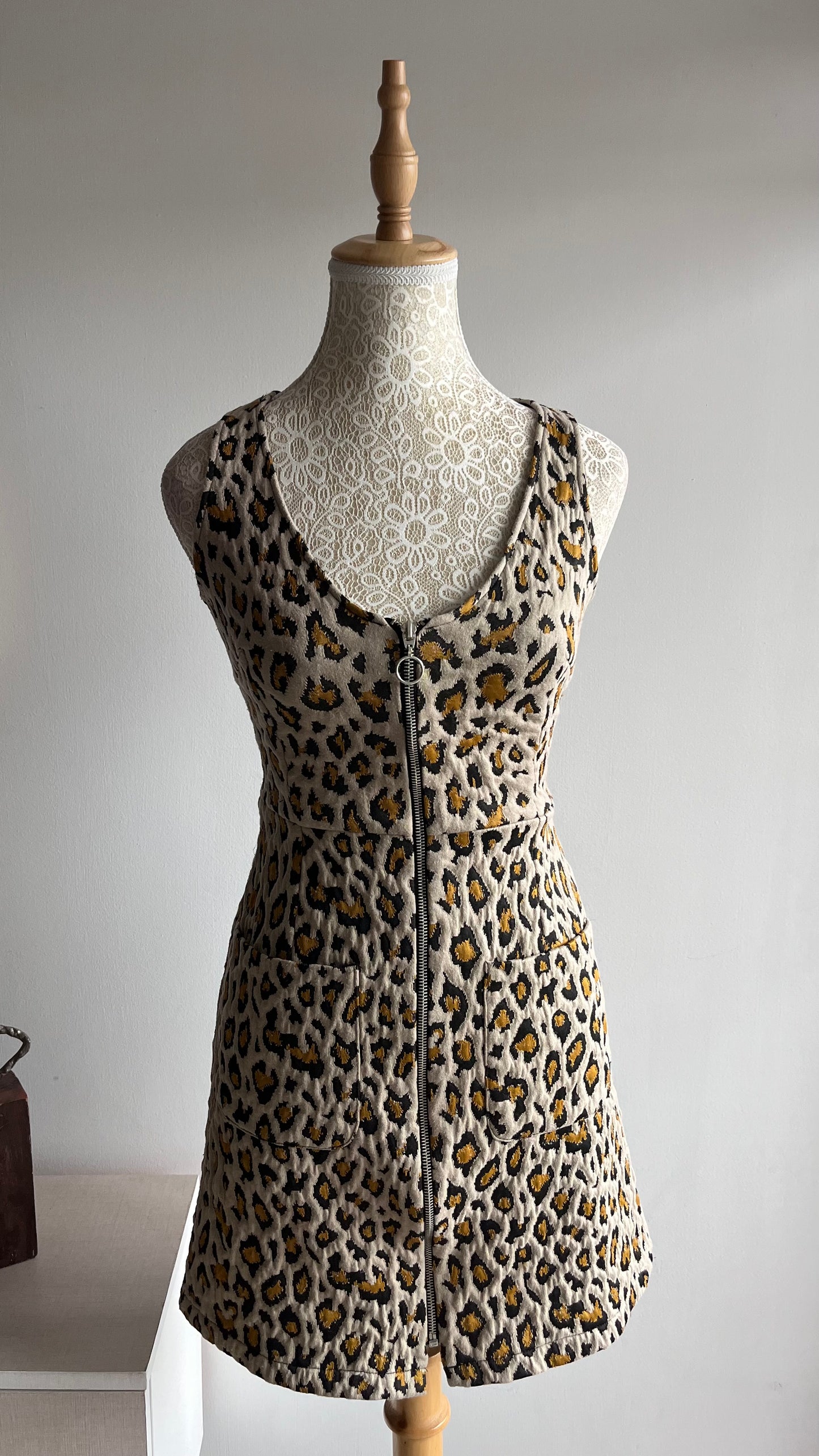 Vestido animal print Xs