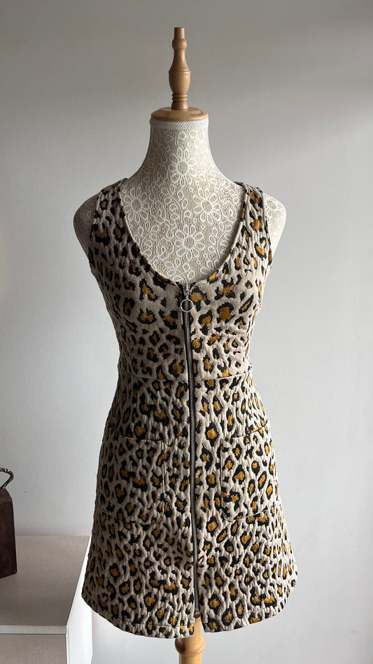 Vestido animal print Xs
