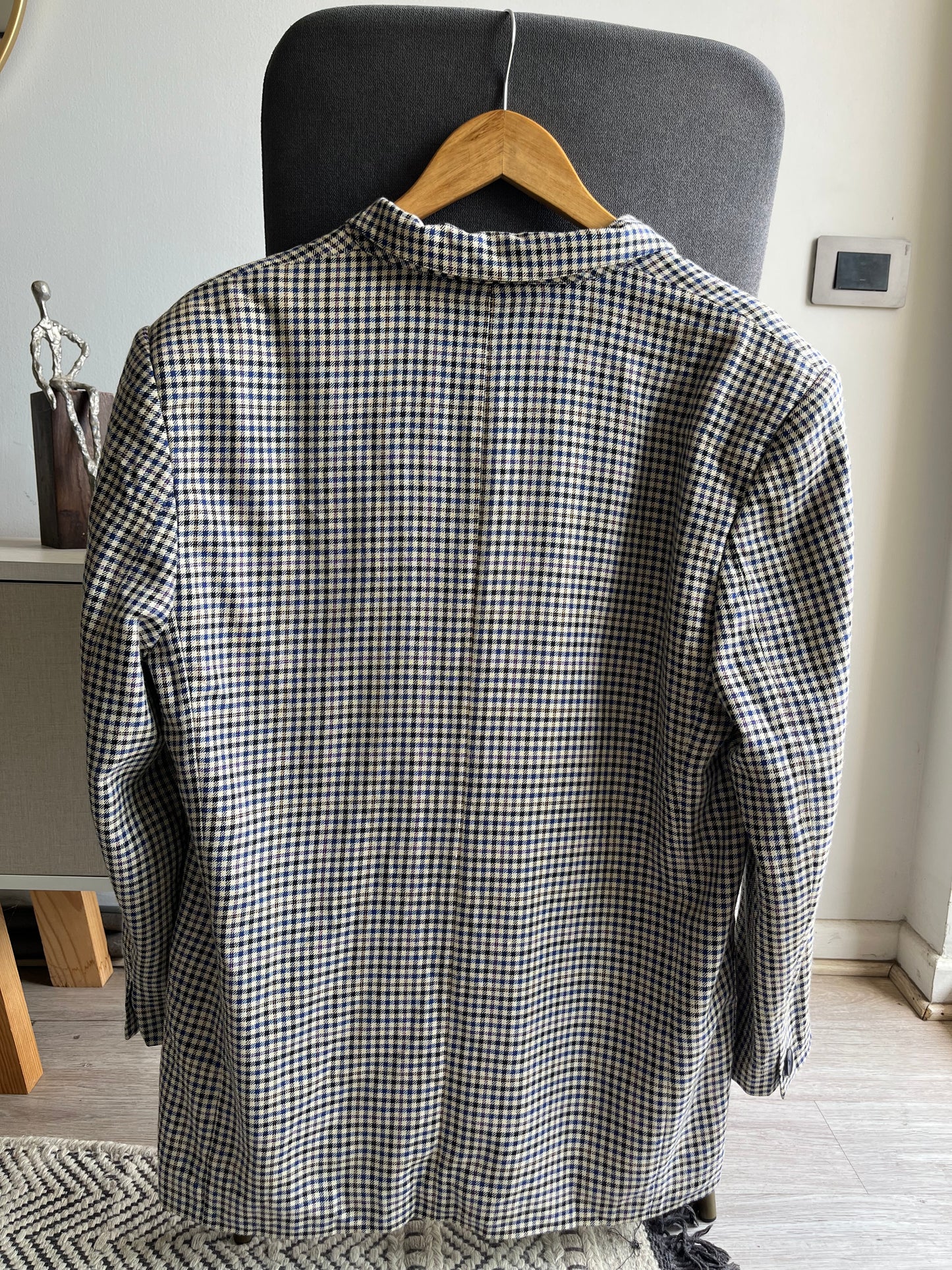 Blazer cuadrillé XL