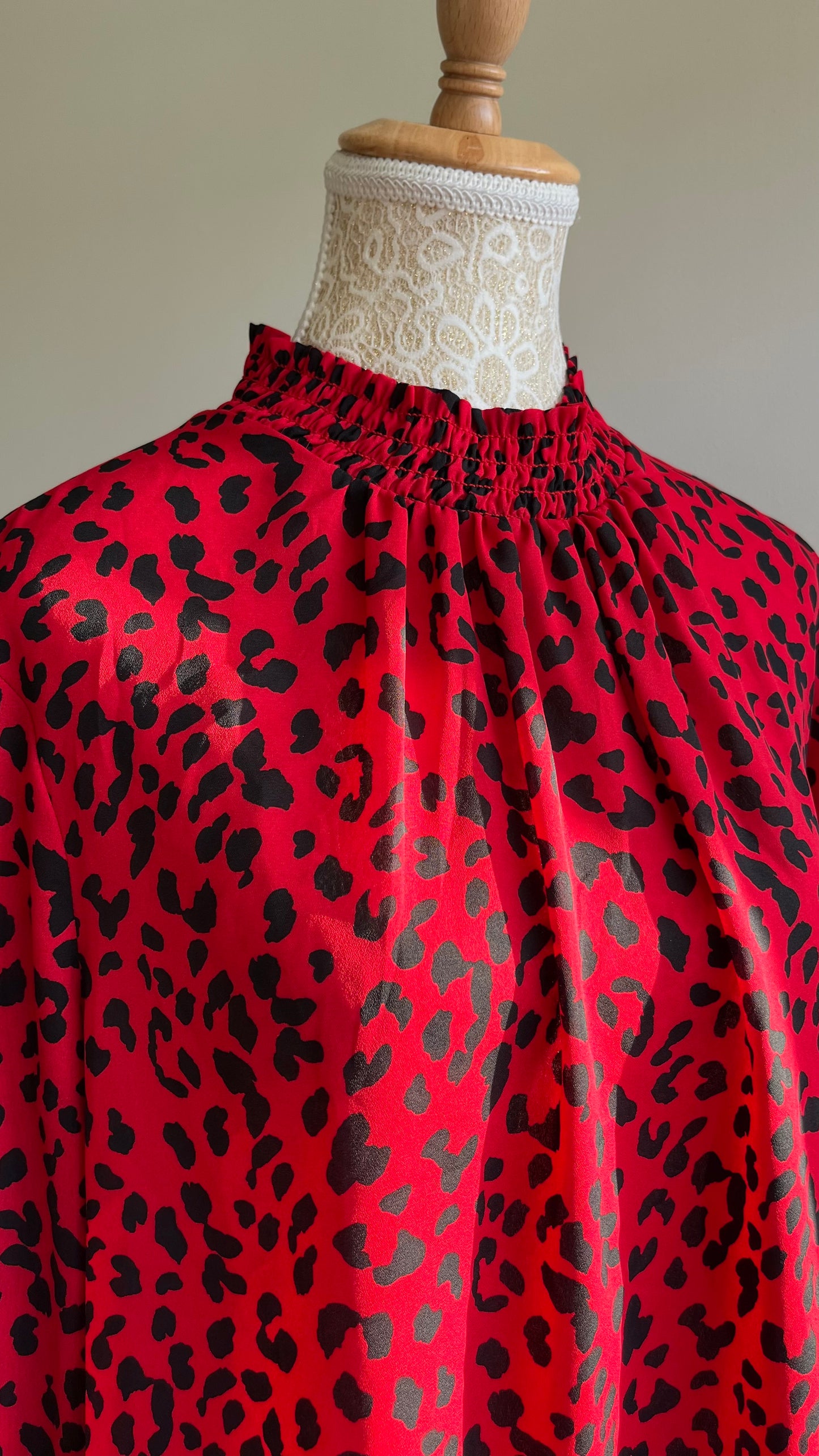 Blusa roja Print Talla L