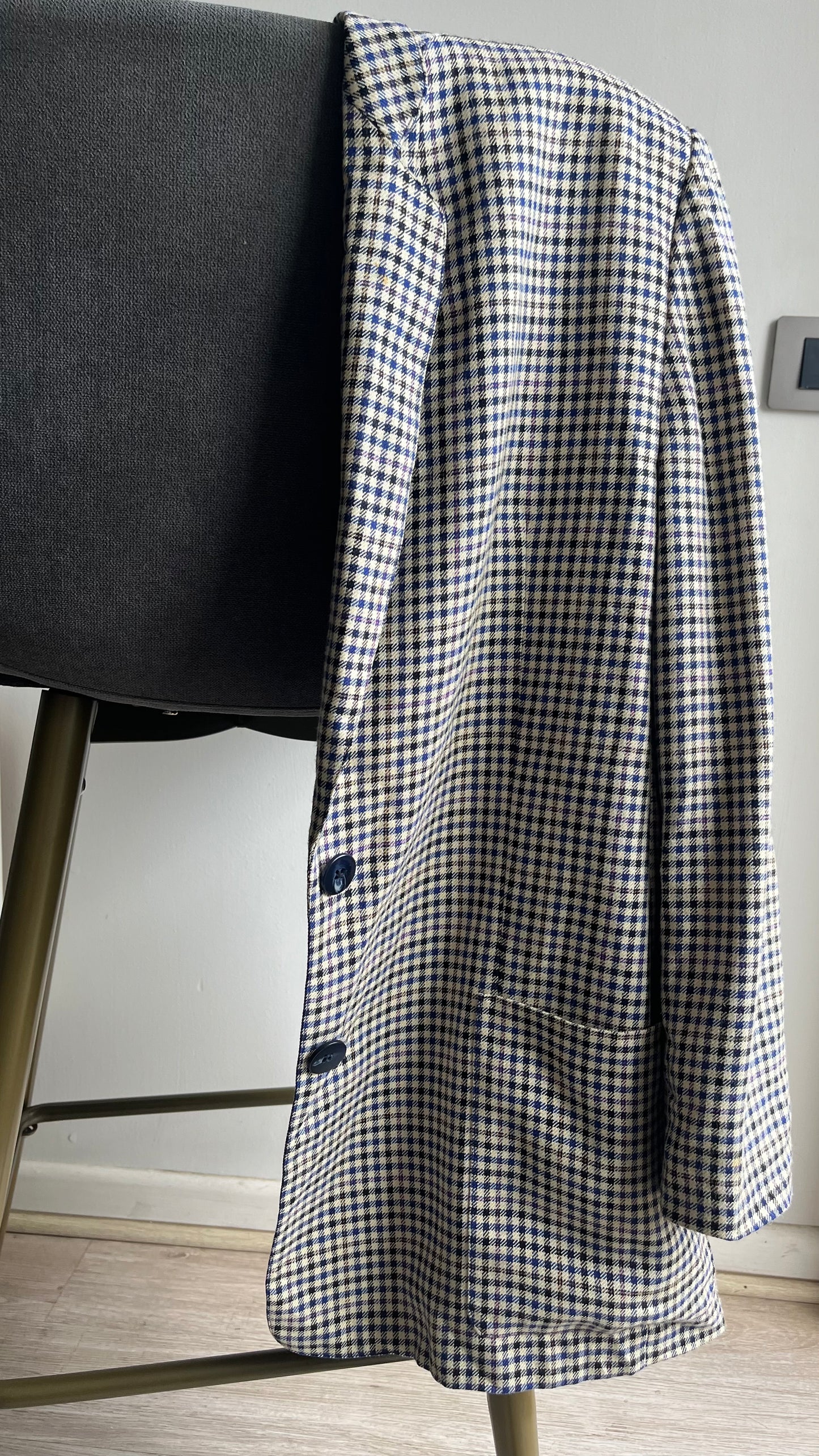 Blazer cuadrillé XL