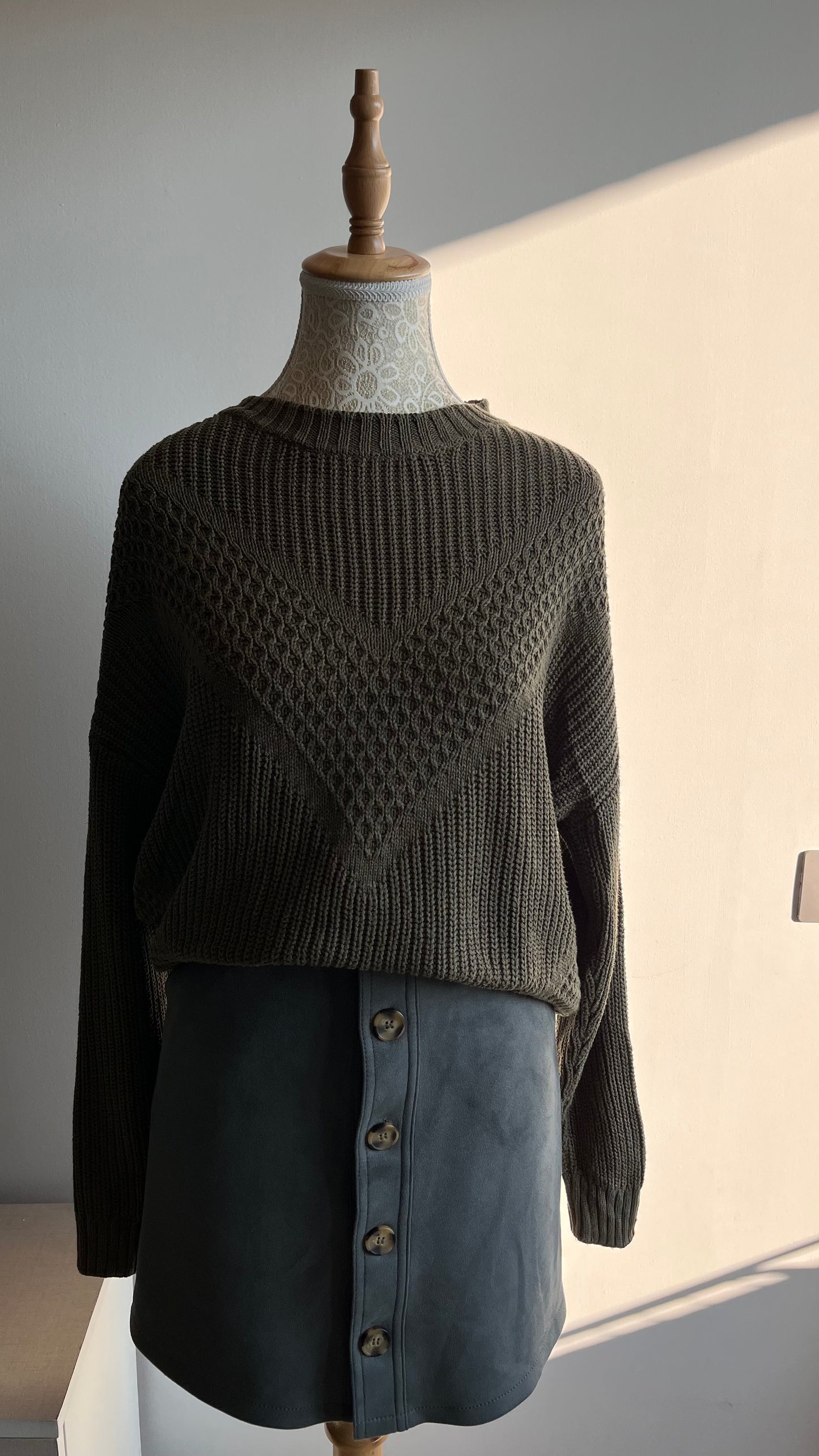 Sweater S oversize 50% algodón