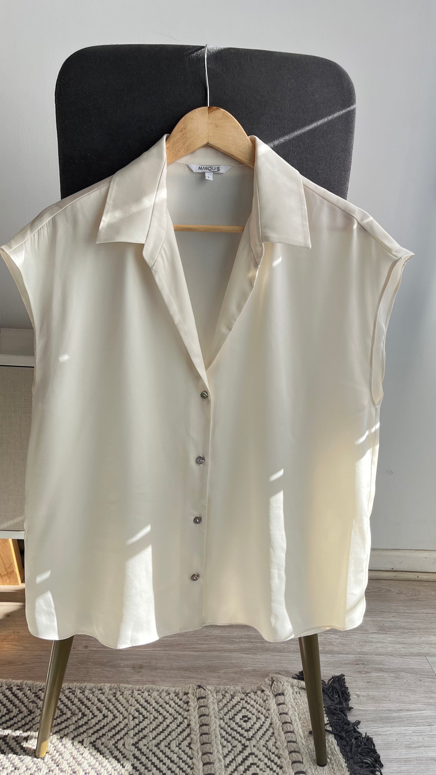 Blusa satinada L