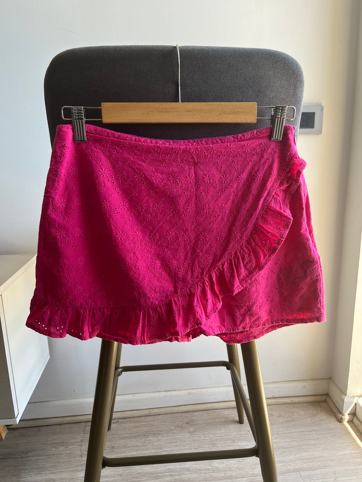 Falda shorts broderi S