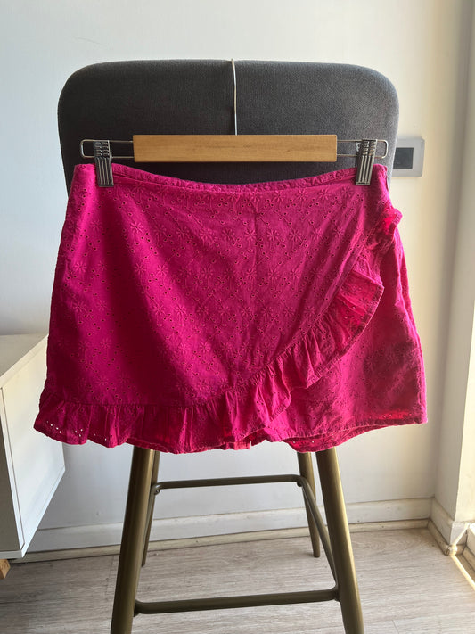 Falda shorts broderi S