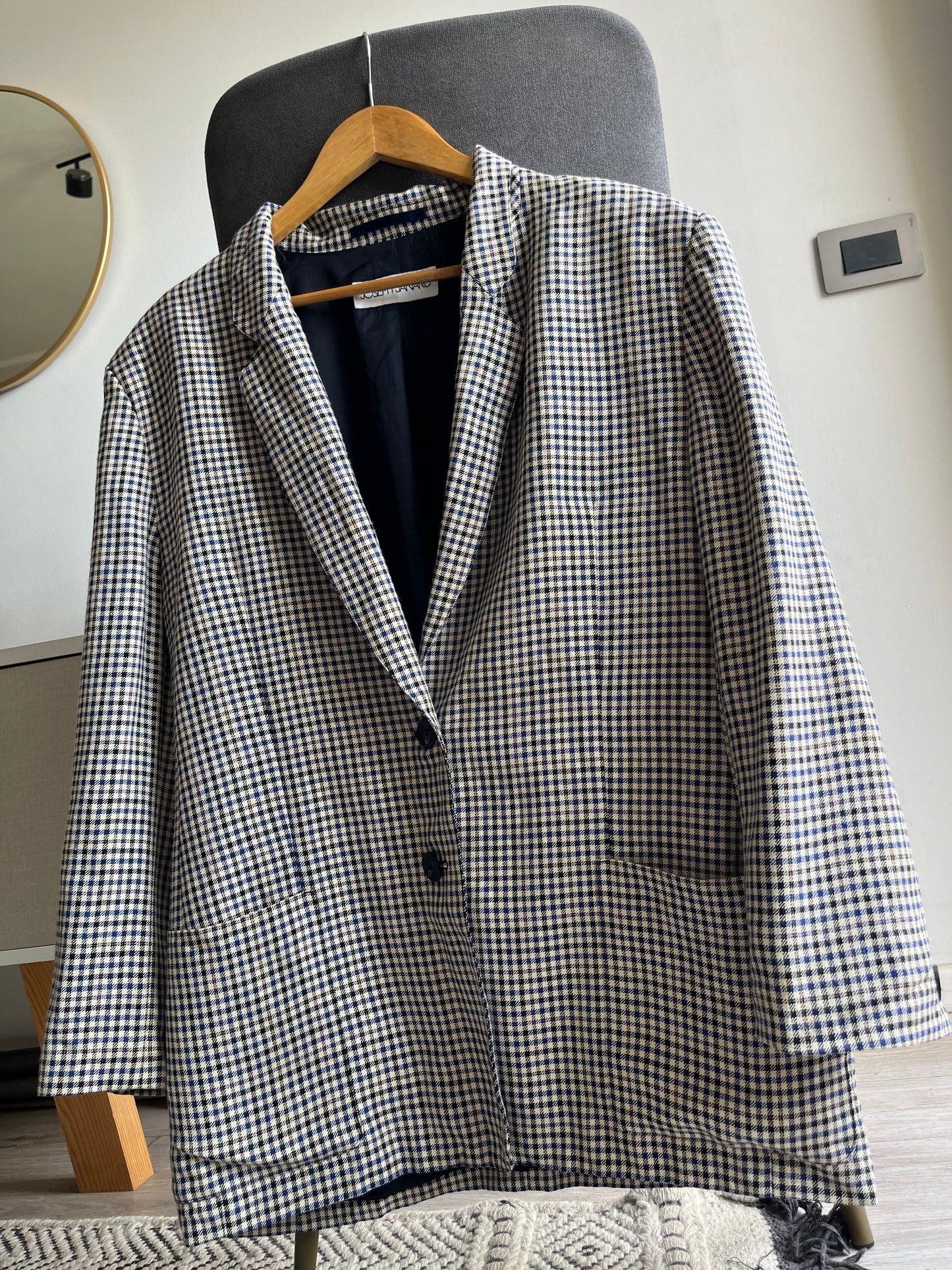 Blazer cuadrillé XL