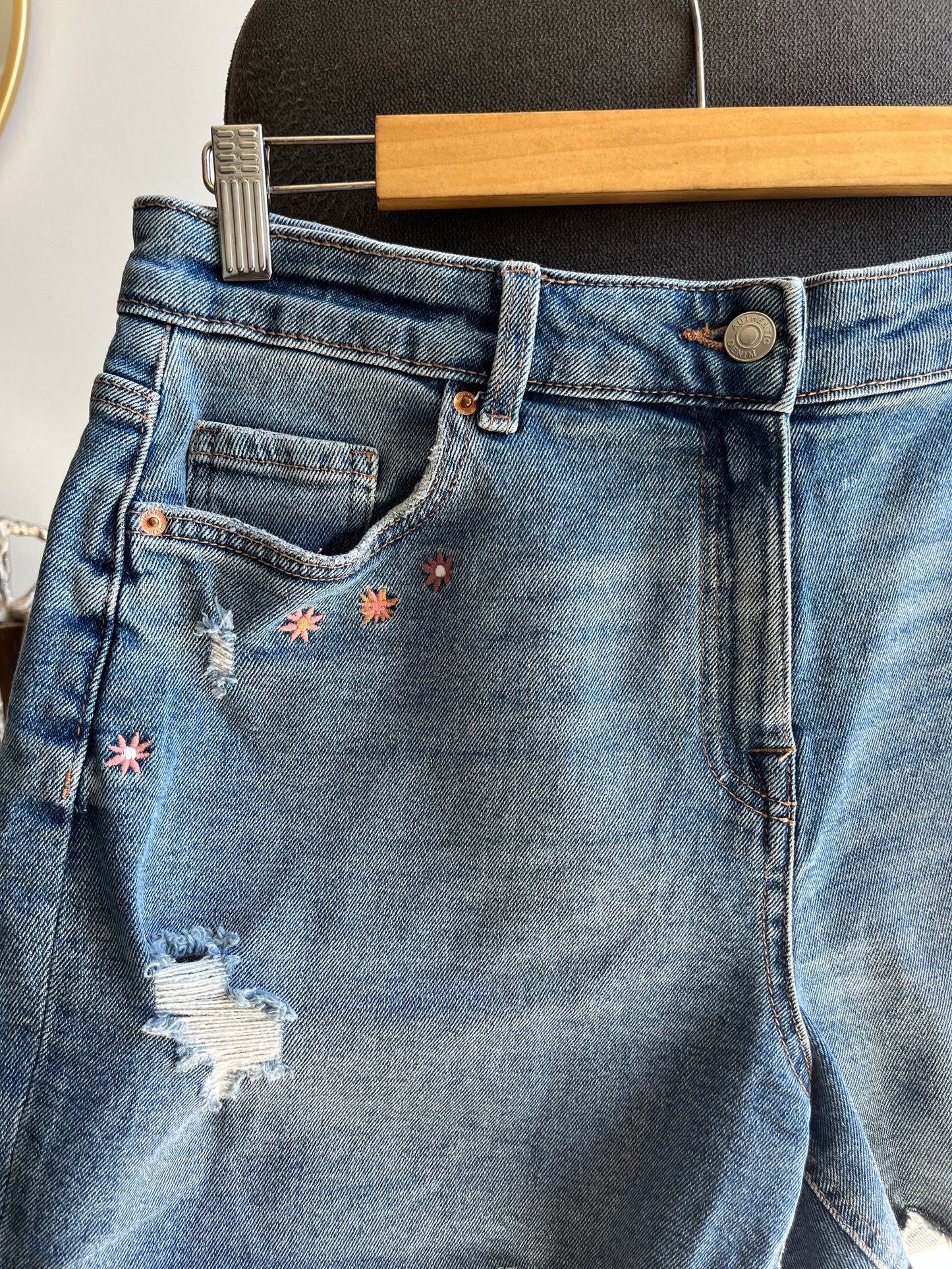 Shorts Flores bordadas 44