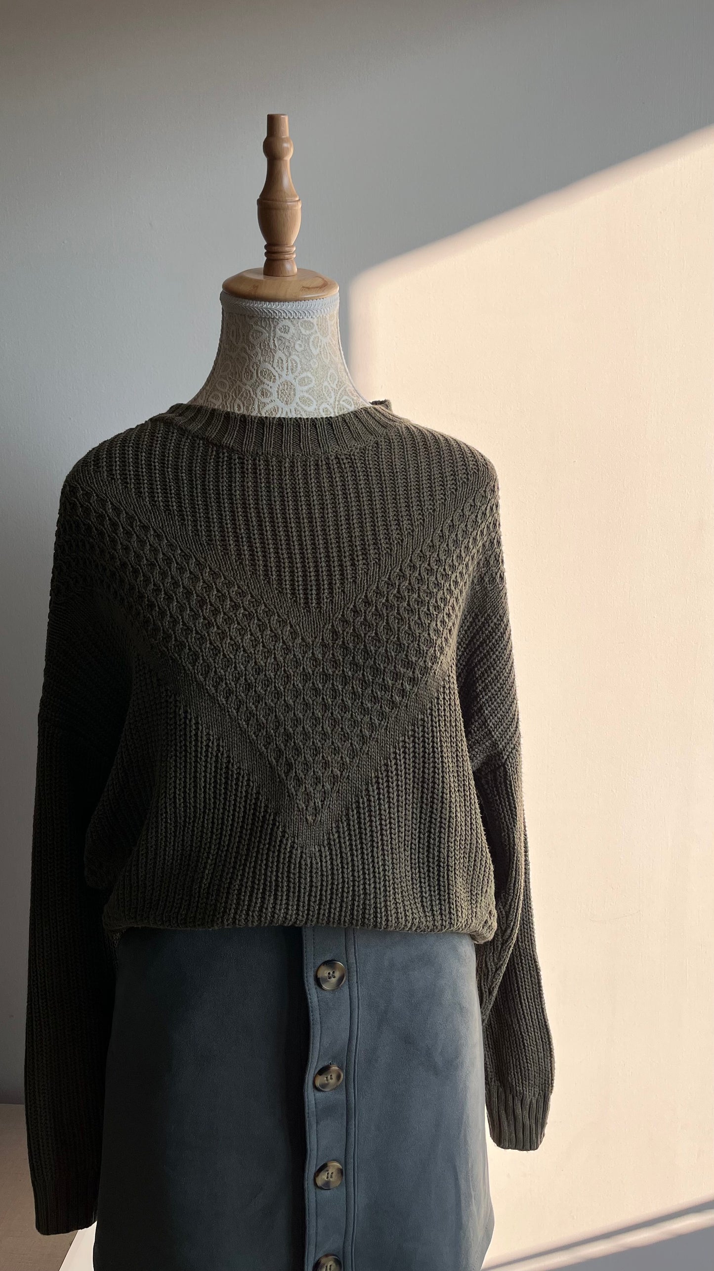Sweater S oversize 50% algodón
