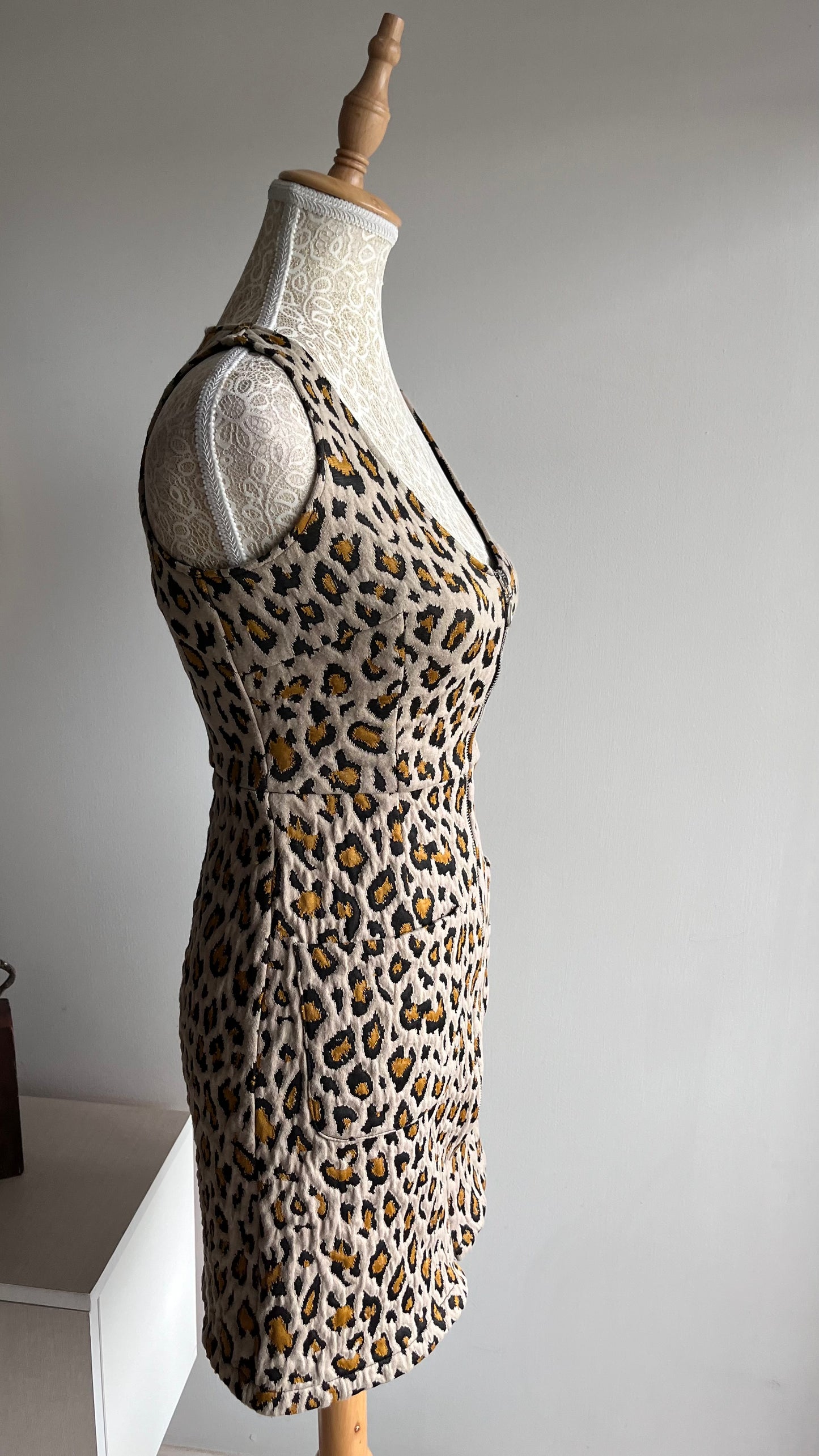 Vestido animal print Xs