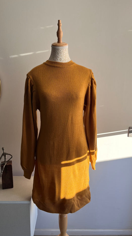 Vestido manga globo