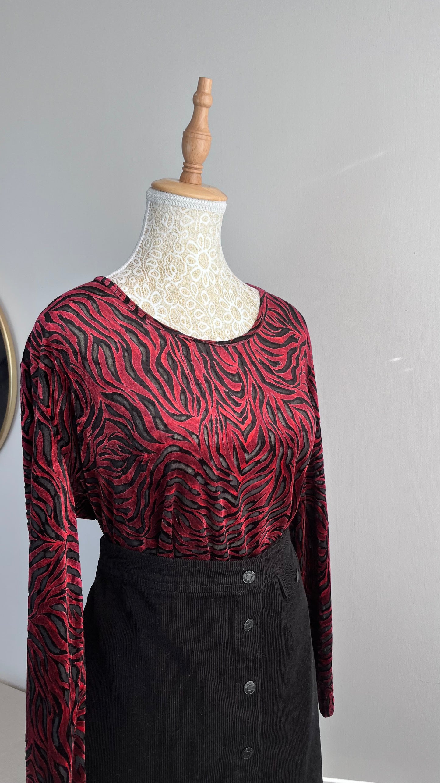 Polera velvet 44