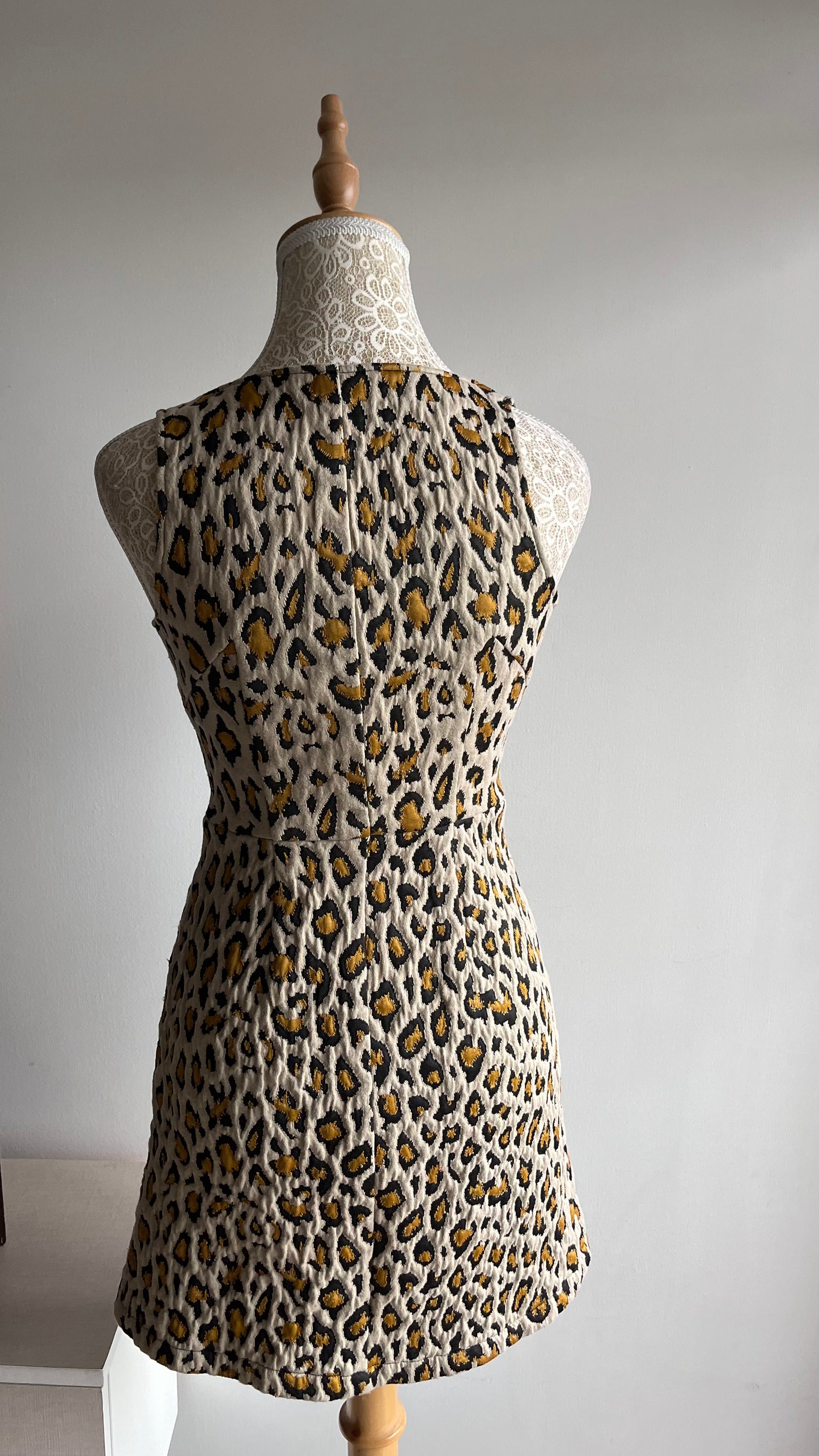 Vestido animal print Xs